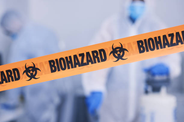 Professional Biohazard Cleanup technician working in Montrose, PA